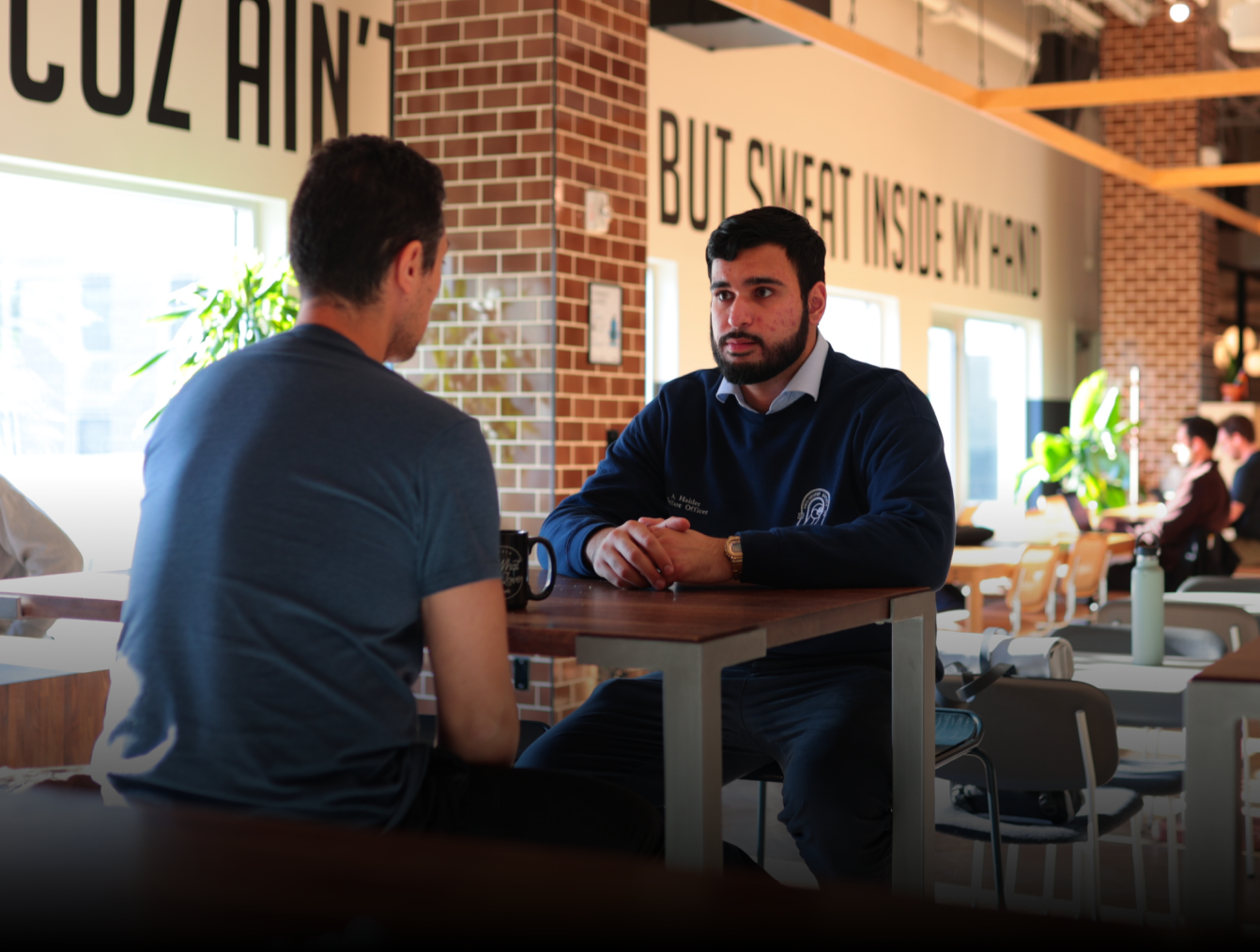 Ali was introduced to his industry leader, Pat Kinsel, CEO of Proof, $700M val. by a Genoa ES mentor.